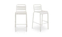 Kade Outdoor Bar Stool White Set of Two