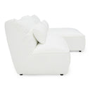 Racine - Modern White Fabric Modular Sectional Sofa