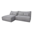 Racine - Modern Grey Fabric Modular Sectional Sofa