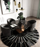 Rackham Mid-Century Walnut Round Dining Table