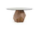 Rackham Mid-Century Walnut Round Dining Table