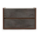 Rado - Modern Walnut & Volcanic Slate Bed