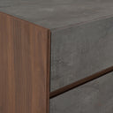Rado - Modern Walnut & Volcanic Slate Bedroom set