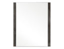 Rado Modern Walnut & Stucco Mirror