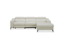 Monte Carlo - Italian Modern Grey Leather LAF Sectional Sofa