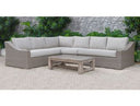 Pacifica Outdoor Beige Sectional Sofa Set