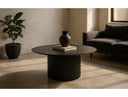 Alpine Modern Mid Century Black Ash Square Coffee Table
