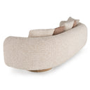Raywood - Modern Multicolored Boucle Fabric + Ash Sofa