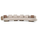 Raywood - Modern 3-Piece Buckwheat + Onyx Nesting Coffee Table Set