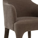 Reedy - Modern Brown Fabric Dining Chair