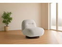 Renee - Modern Mustard Fabric Swivel Accent Chair