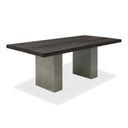 Renzo Modern Oak & Concrete 79" Dining Table