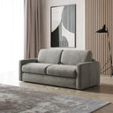 Revers - Italian Modern Grey Fabric 63" Sofa Bed