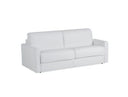 Revers - Italian Modern White Leather Queen Sofa bed