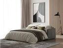 Revers - Italian Modern Sand Fabric 63" Sofa Bed