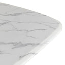 Reynold - Glam Faux Marble + Gold Stainless Steel Dining Table