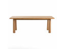 Rhea - Modern 87" Natural Acacia Rectangular Dining Table