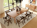 Rhea - Modern 87" Natural Acacia Rectangular Dining Table