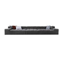 Rhonda - Modern Ivory Beige Fabric Modular Sectional Sofa