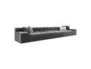 Rhonda - Modern Grey Fabric Modular Sectional Sofa