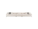 Rhonda - Modern Ivory Beige Fabric Modular Sectional Sofa