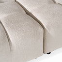 Rhonda - Modern Ivory Beige Fabric Modular Sectional Sofa