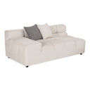 Rhonda - Modern Ivory Beige Fabric Modular Sectional Sofa