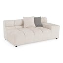 Rhonda - Modern Ivory Beige Fabric Modular Sectional Sofa