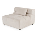 Rhonda - Modern Ivory Beige Fabric Modular Sectional Sofa