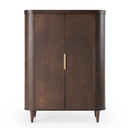Richmond - Modern Brown Rounded Tall Buffet