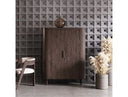 Richmond - Modern Brown Rounded Tall Buffet