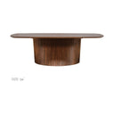Riva Dining Table Medium Brown