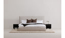 Luzon King Bed Light Grey
