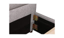Takio Queen Bed Light Grey