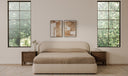 Colin Queen Bed Oatmeal