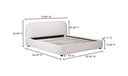 Colin Queen Bed Oatmeal