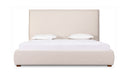 Luzon Queen Bed Tall Headboard Wheat