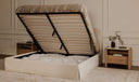 Joan Queen Storage Bed Cream