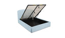 Joan Queen Storage Bed Light Blue