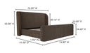 Sophia Queen Storage Bed Brown