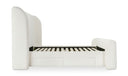 Sophia Queen Storage Bed Cream