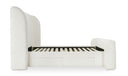 Sophia King Storage Bed Cream