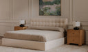 Sebastion King Storage Bed Cream