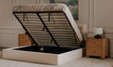 Sebastion King Storage Bed Cream