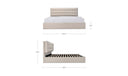 Sebastion King Storage Bed Cream