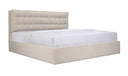 Sebastion King Storage Bed Cream