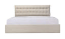 Sebastion King Storage Bed Cream