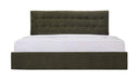 Sebastion King Storage Bed Green