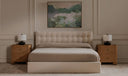 Sebastion Queen Storage Bed Cream