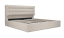 Sebastion Queen Storage Bed Cream
